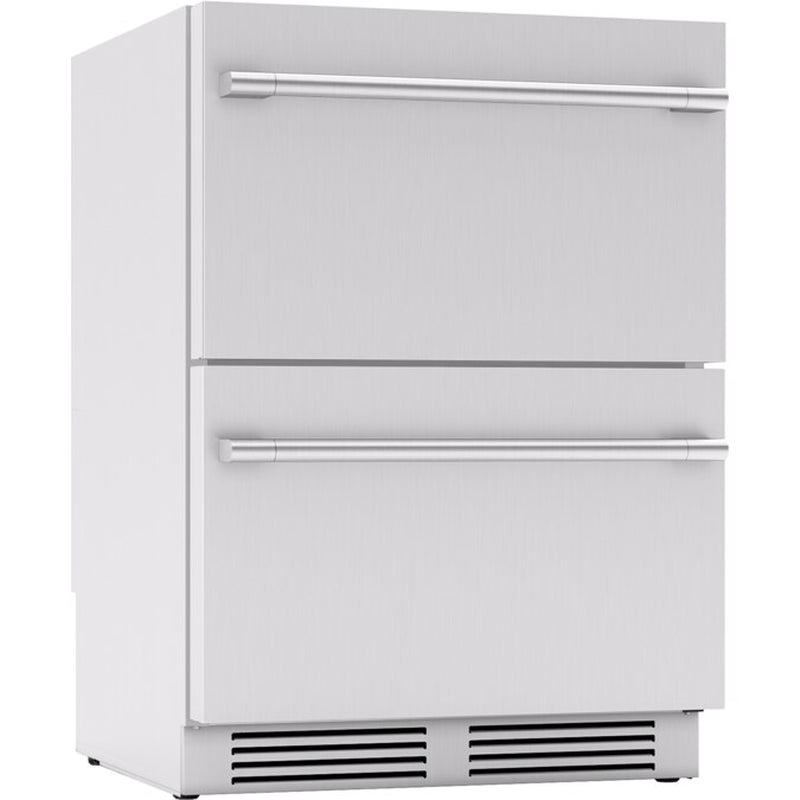 Presrv Dual Zone Outdoor 24-In 2 -Drawer Built-In Drawer Refrigerator ( Stainless Steel )