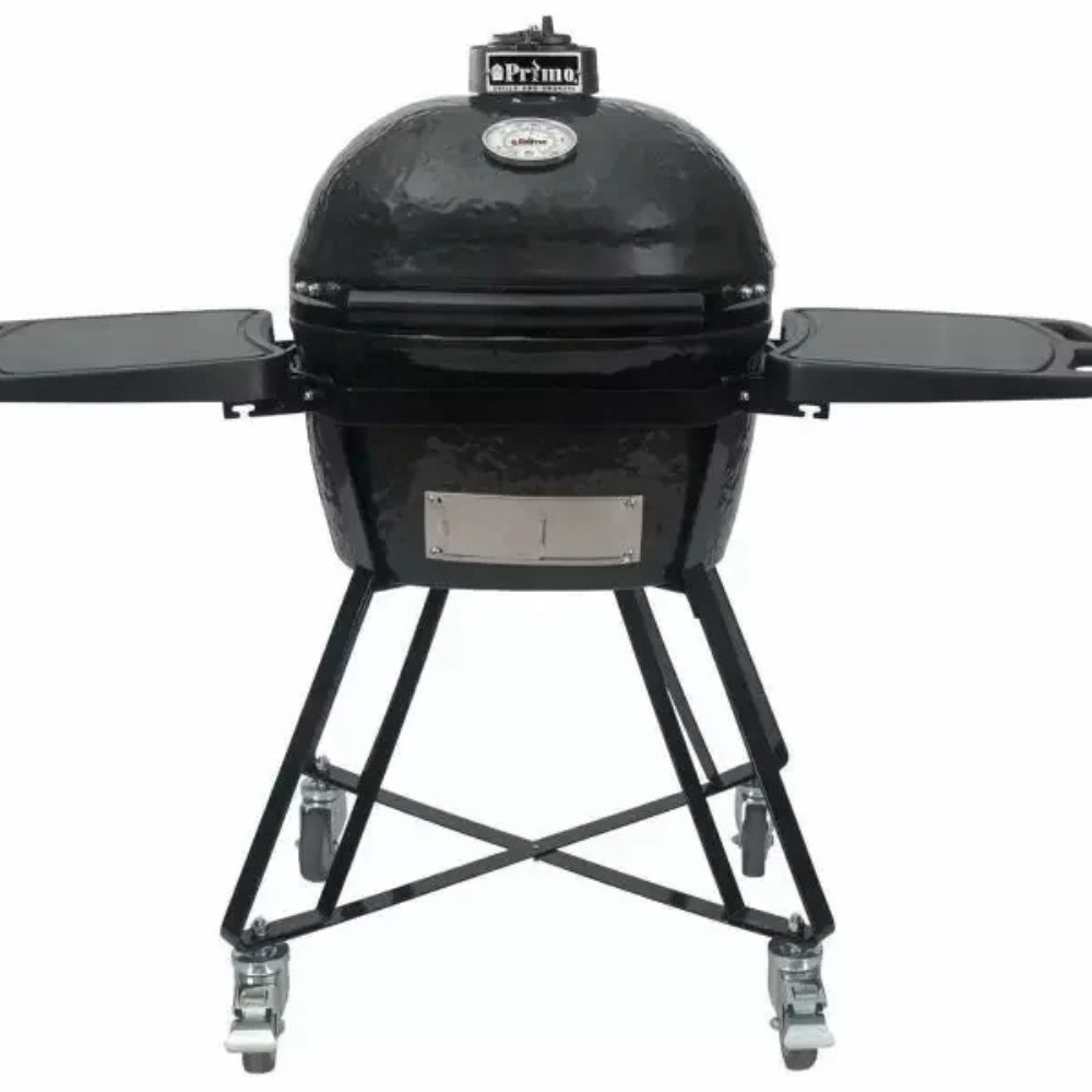 Primo Oval Junior Charcoal Kamado All-In-One Grill Package