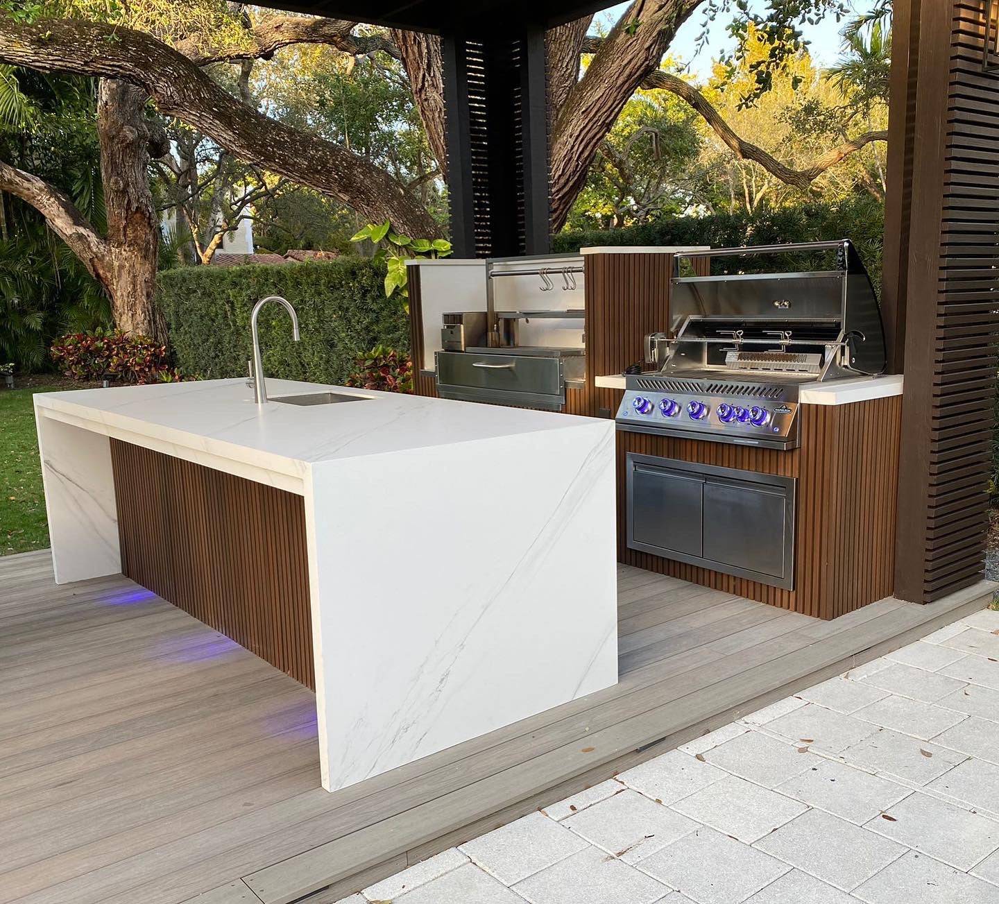 Tagwood BBQ05SS Built-In Santa Maria Argentine Grill