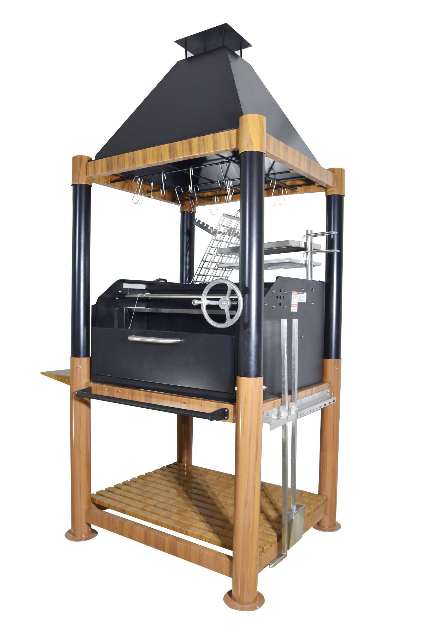 Tagwood BBQ02SI Argentine Santa Maria Style Gaucho Grill