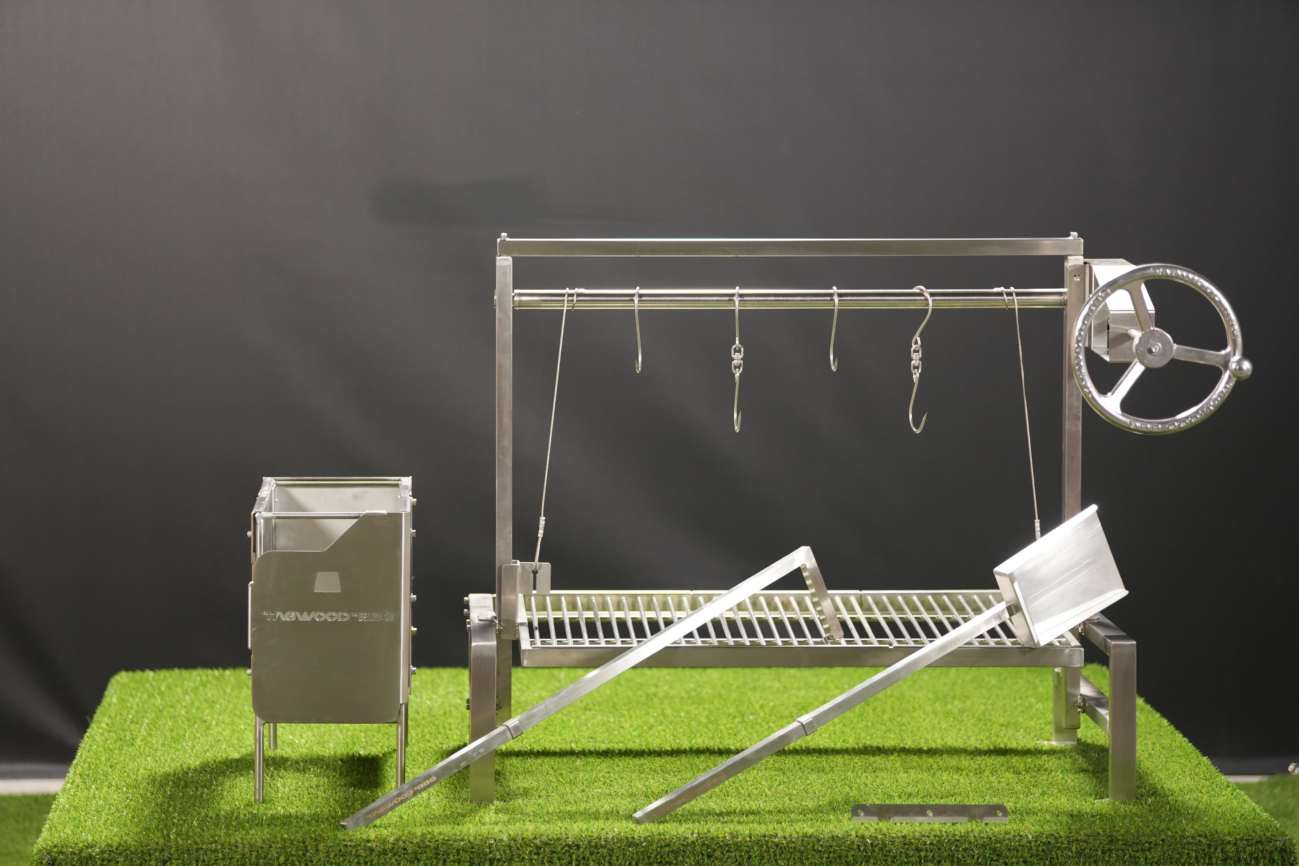 Tagwood BBQ09SS Insert Style Argentine Santa Maria Grill – 304 Stainless Steel
