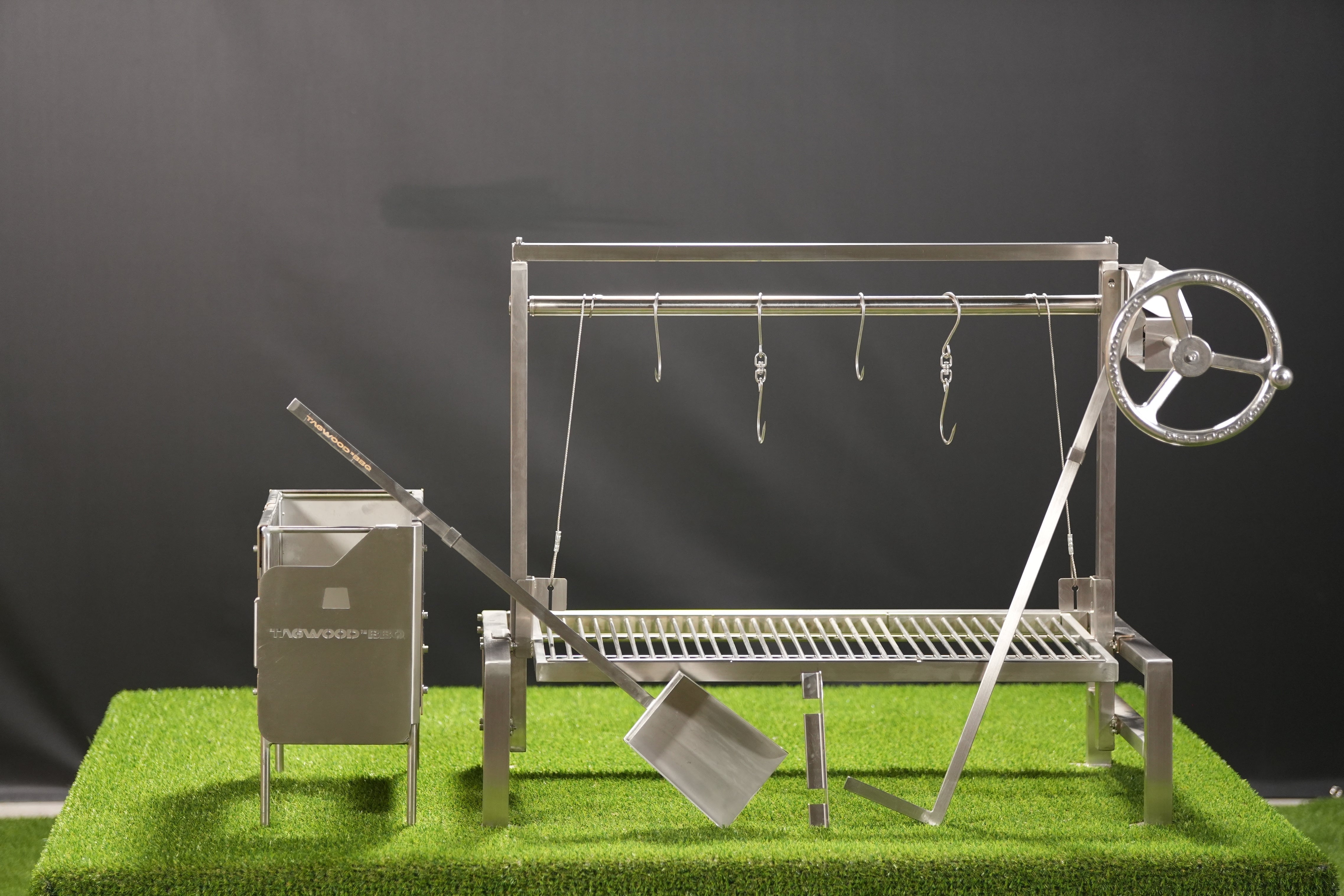 Tagwood BBQ09SS Insert Style Argentine Santa Maria Grill – 304 Stainless Steel