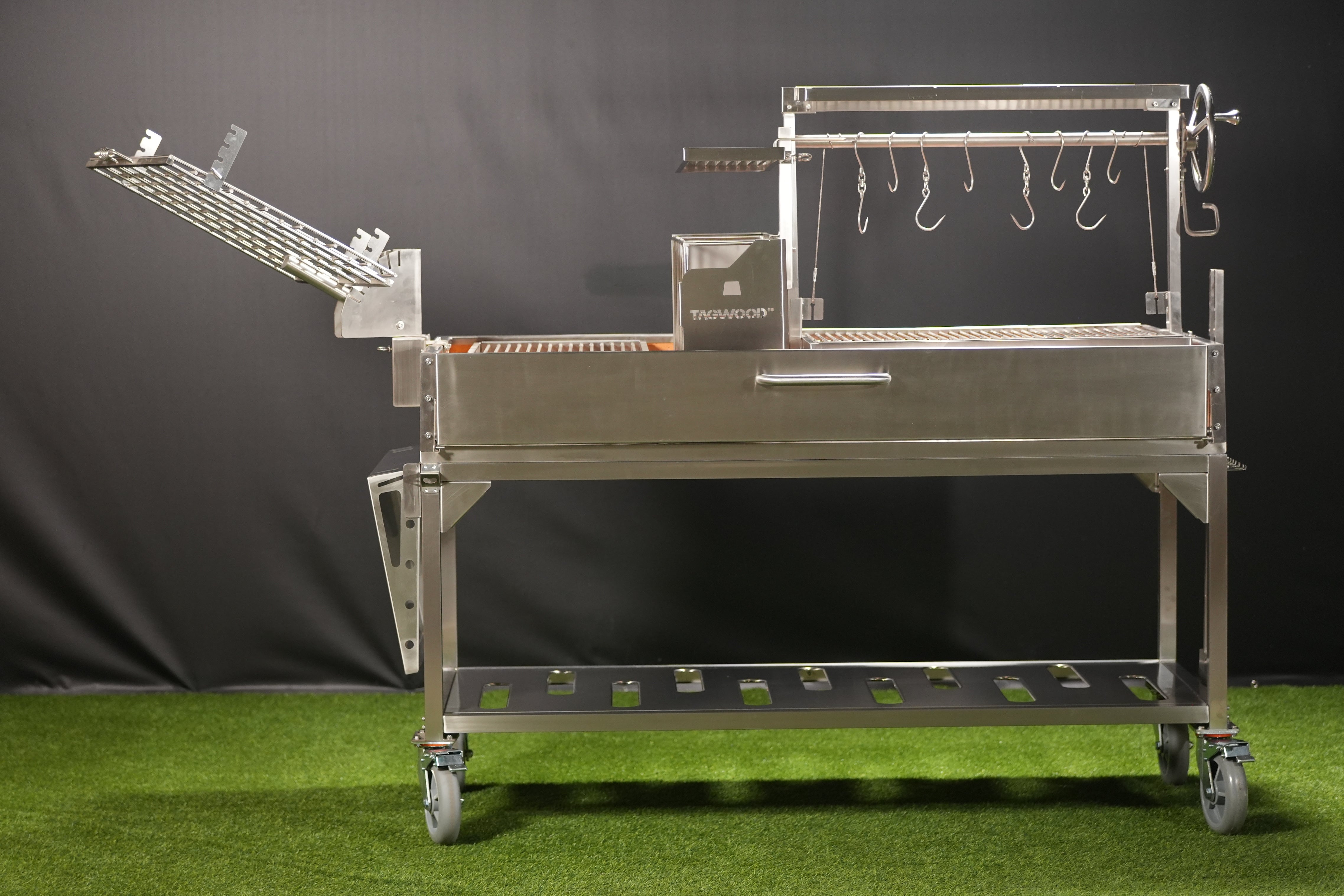 Tagwood BBQ26SS Premium XL Argentine Santa Maria Grill – 304 Stainless Steel