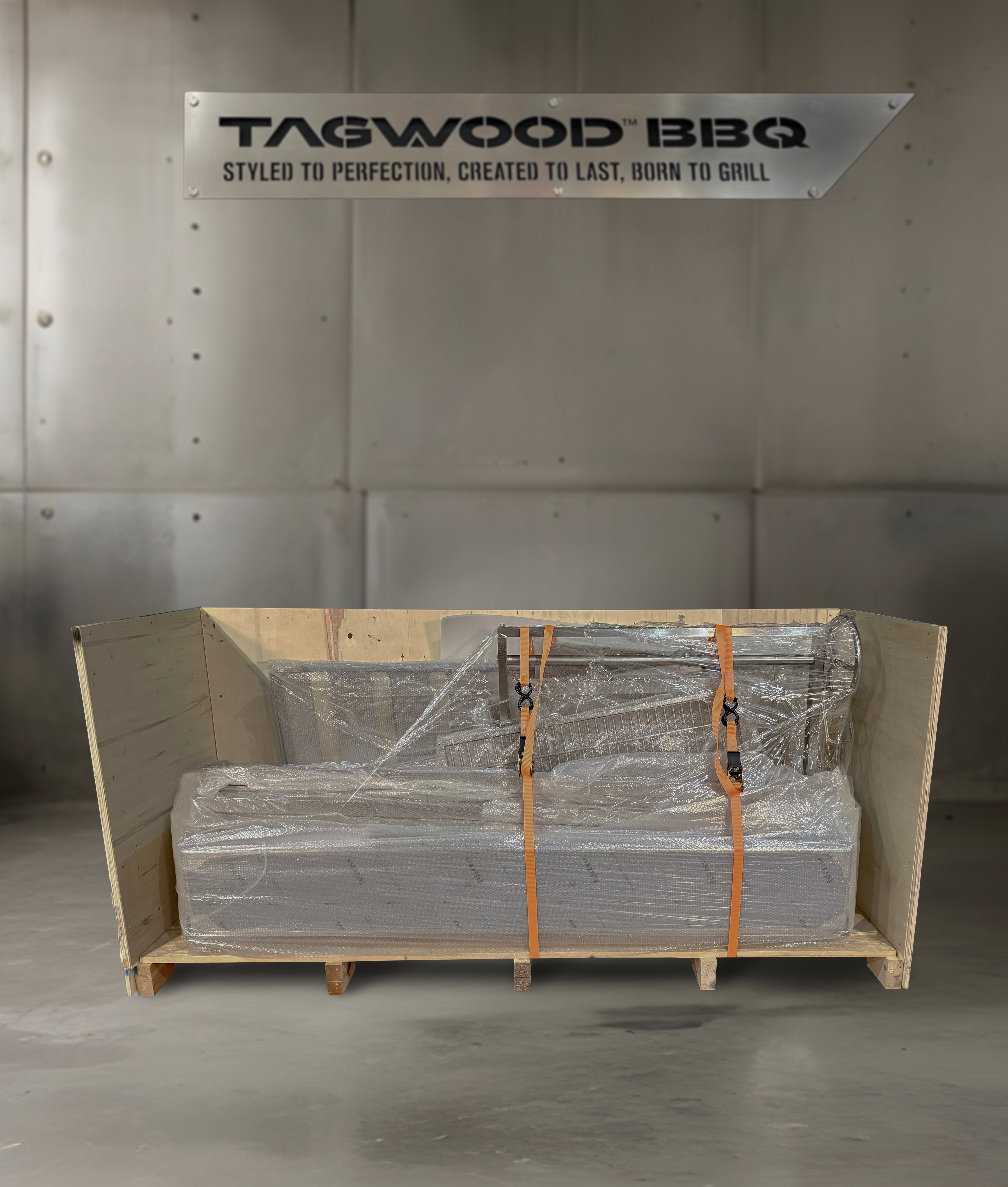 Tagwood BBQ06SS Argentine Santa Maria Grill – with 360° Rotating Clamp Grill