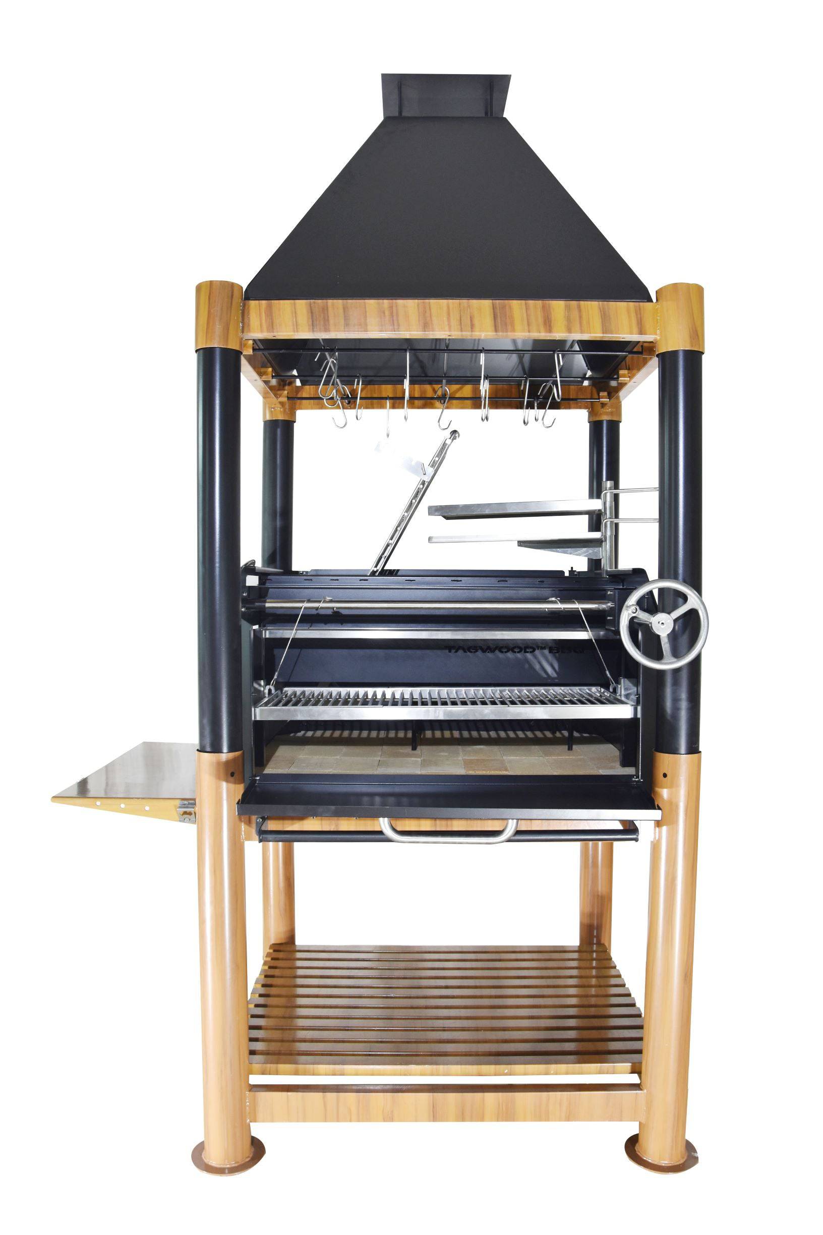 Tagwood BBQ02SI Argentine Santa Maria Style Gaucho Grill