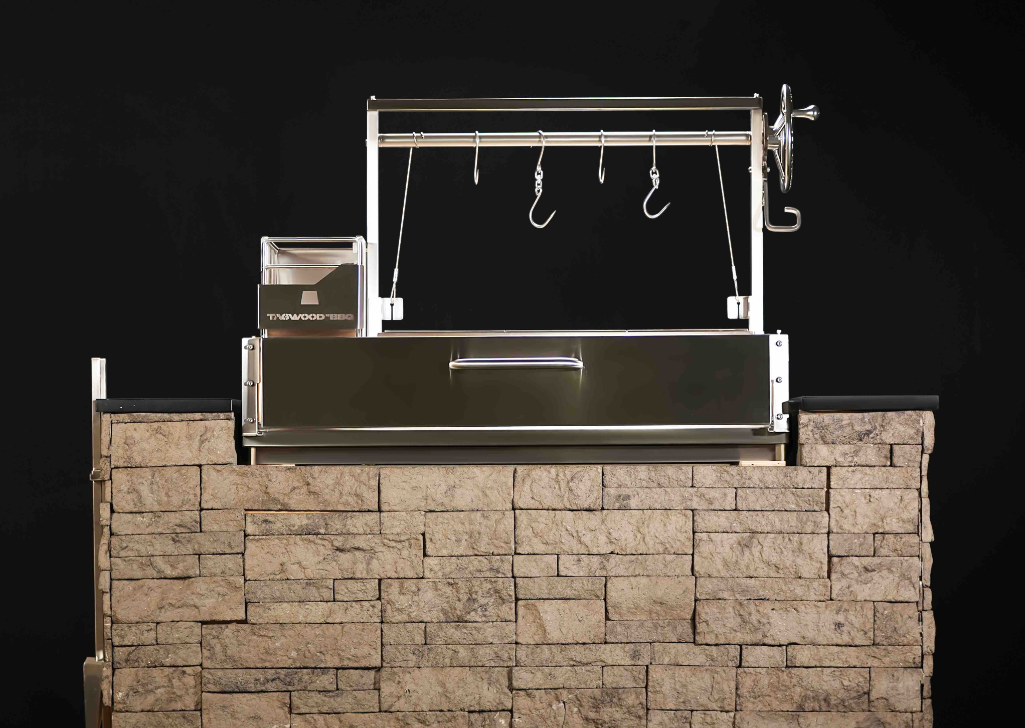 Tagwood BBQ05SS Built-In Santa Maria Argentine Grill