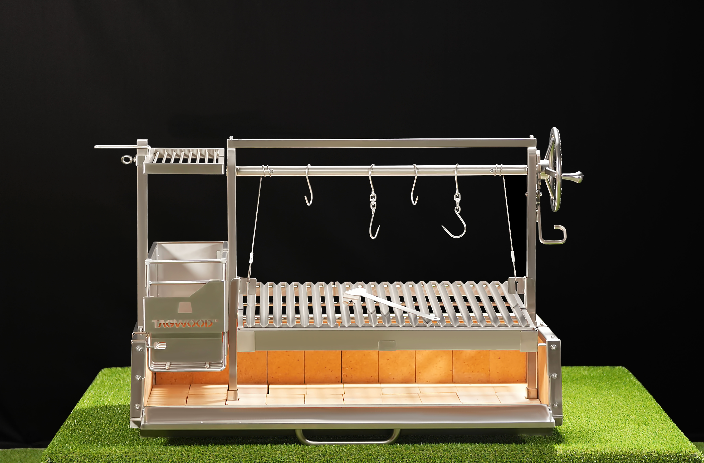 Tagwood BBQ05SS Built-In Santa Maria Argentine Grill