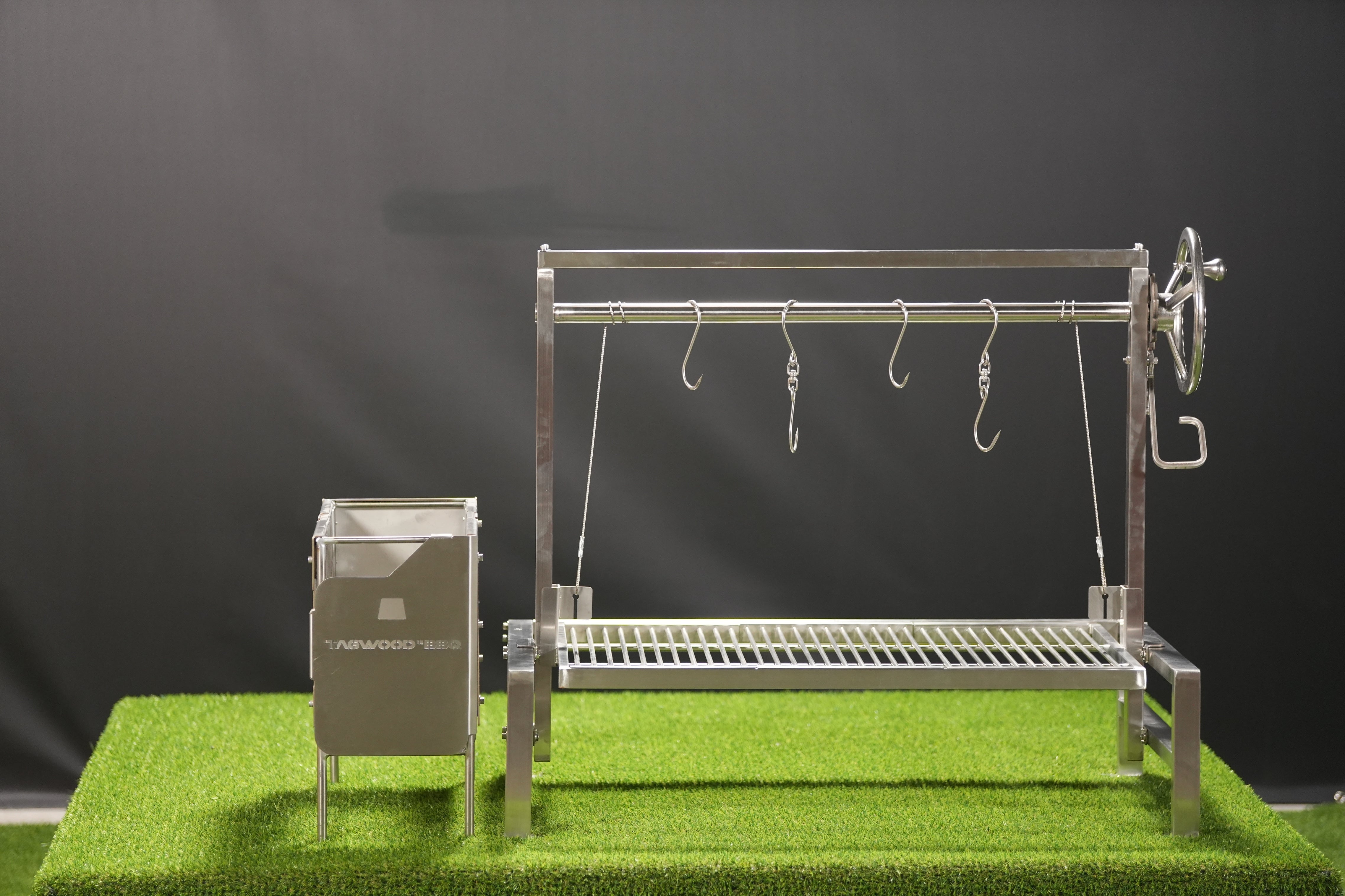 Tagwood BBQ09SS Insert Style Argentine Santa Maria Grill – 304 Stainless Steel