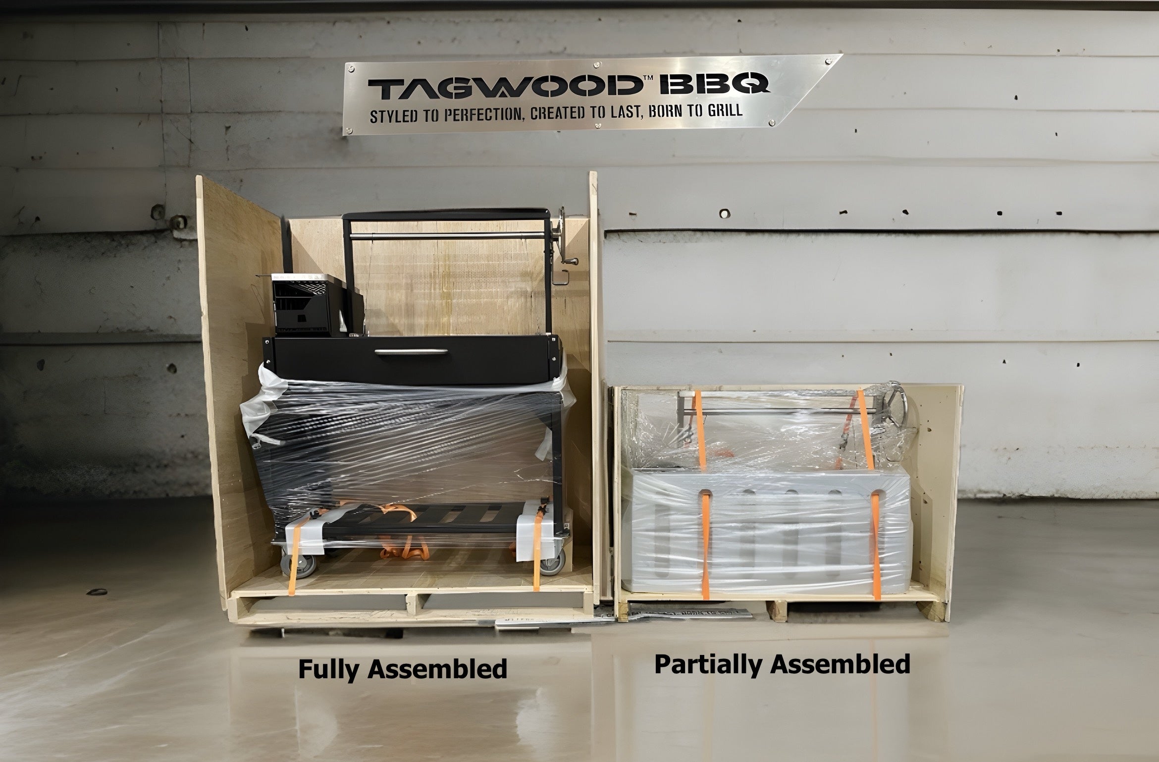 Tagwood BBQ03SI Premium Freestanding Argentine Santa Maria Grill