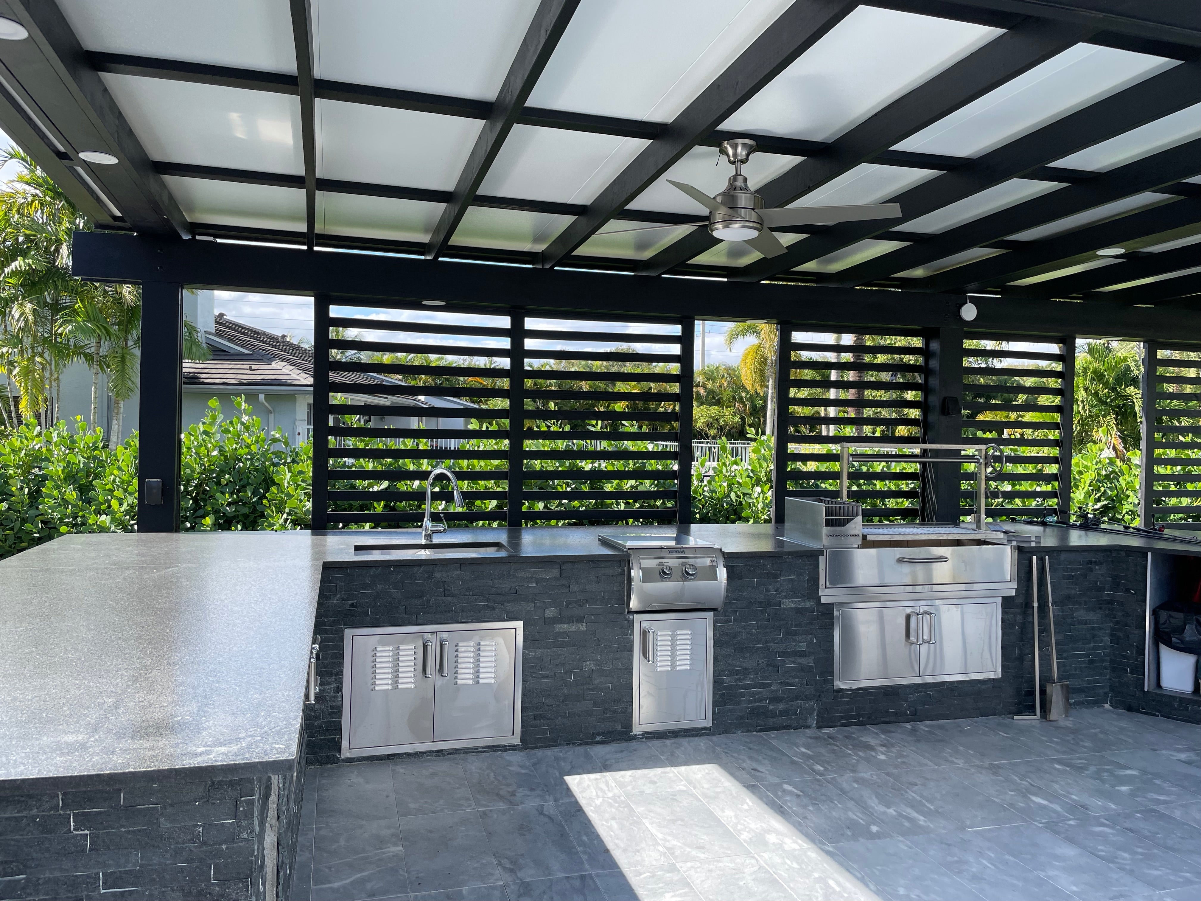 Tagwood BBQ05SS Built-In Santa Maria Argentine Grill