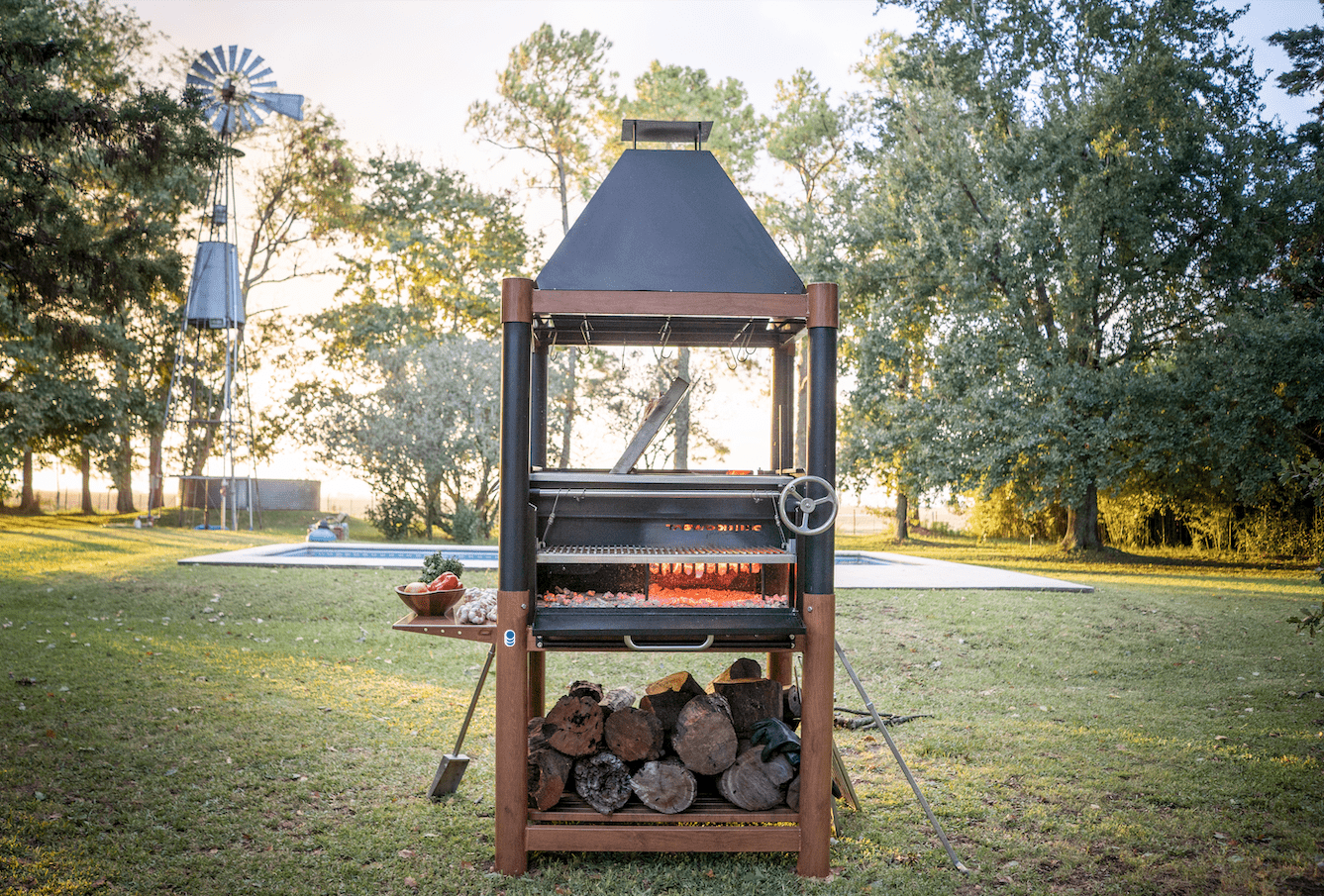 Tagwood BBQ02SI Argentine Santa Maria Style Gaucho Grill