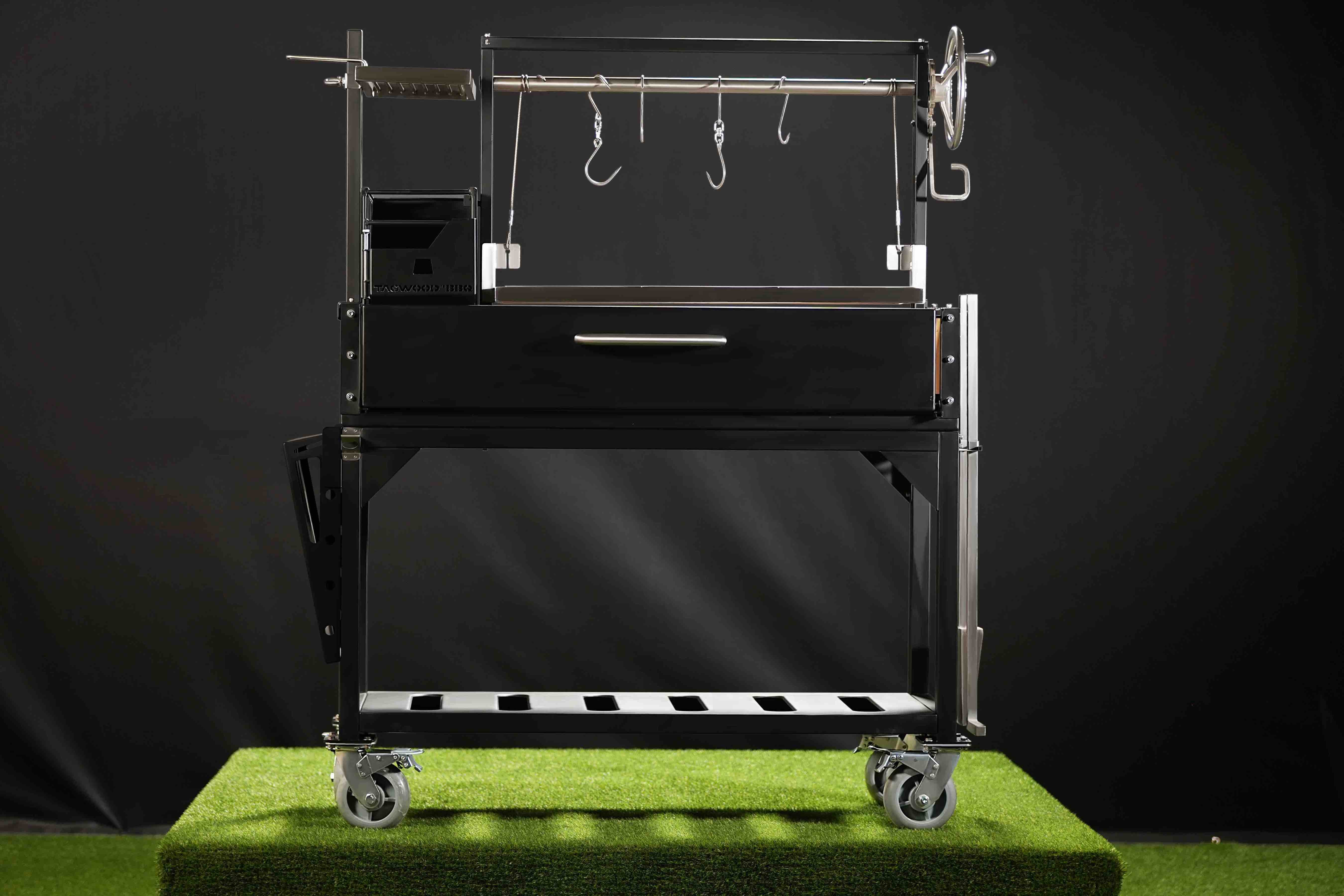 Tagwood BBQ03SI Premium Freestanding Argentine Santa Maria Grill