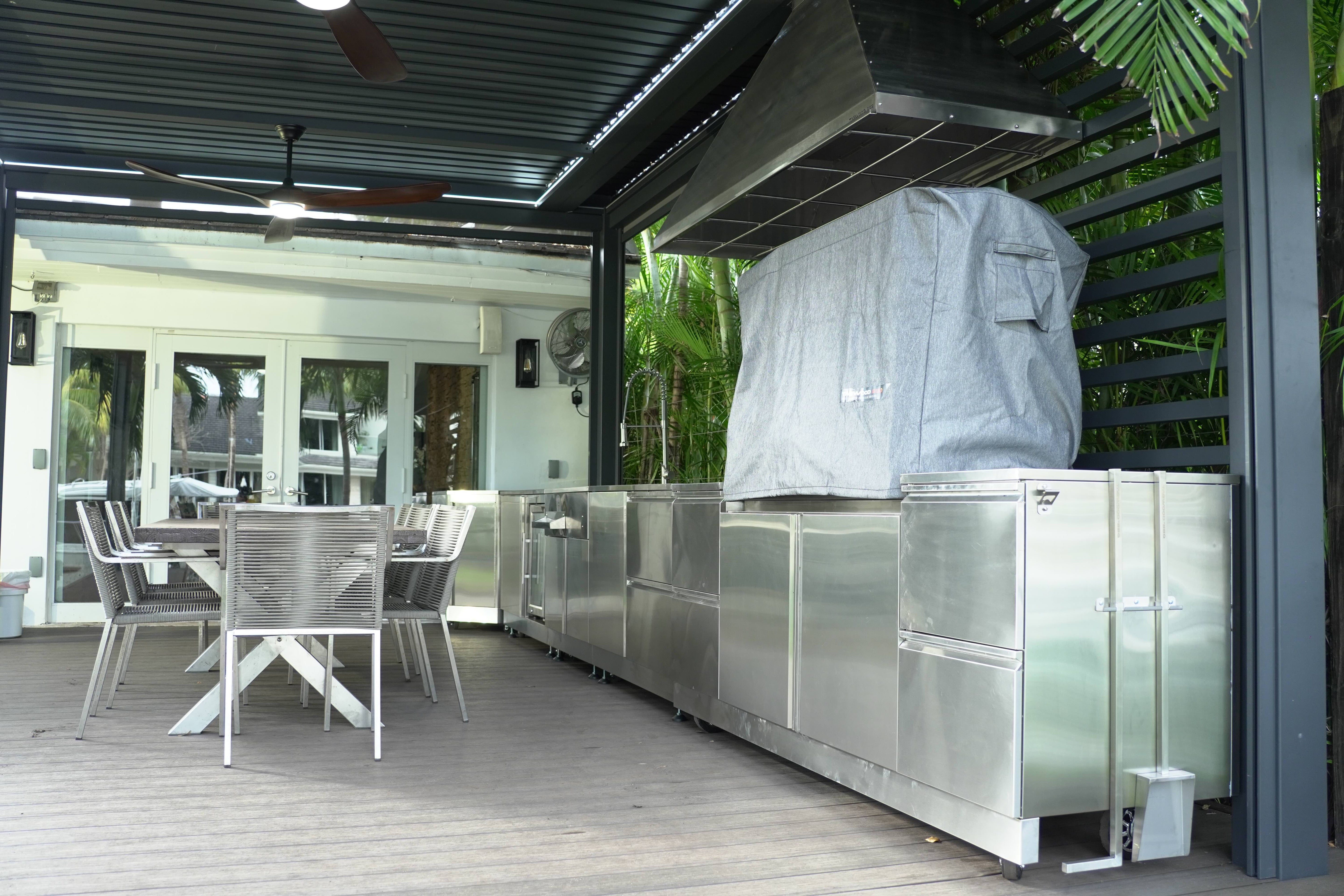 Tagwood BBQ05SS Built-In Santa Maria Argentine Grill