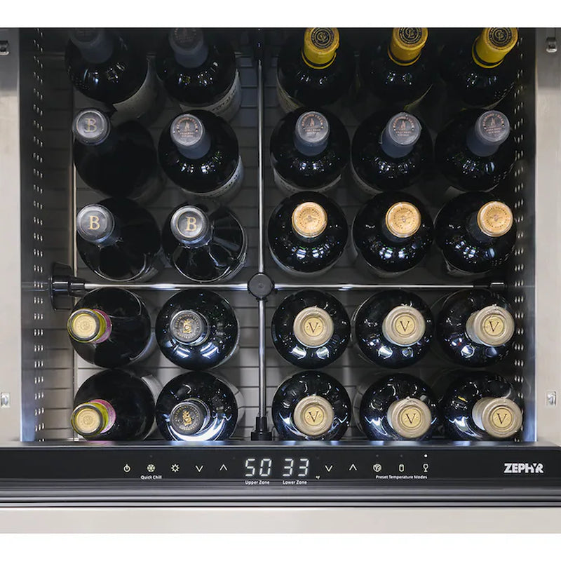 Presrv Dual Zone Outdoor 24-In 2 -Drawer Built-In Drawer Refrigerator ( Stainless Steel )