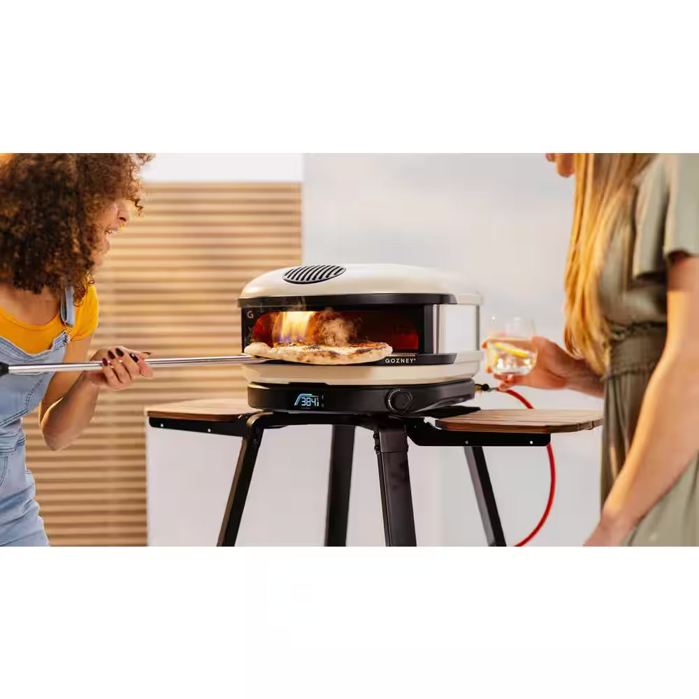 Arc XL Propane Outdoor Pizza Oven in Bone White