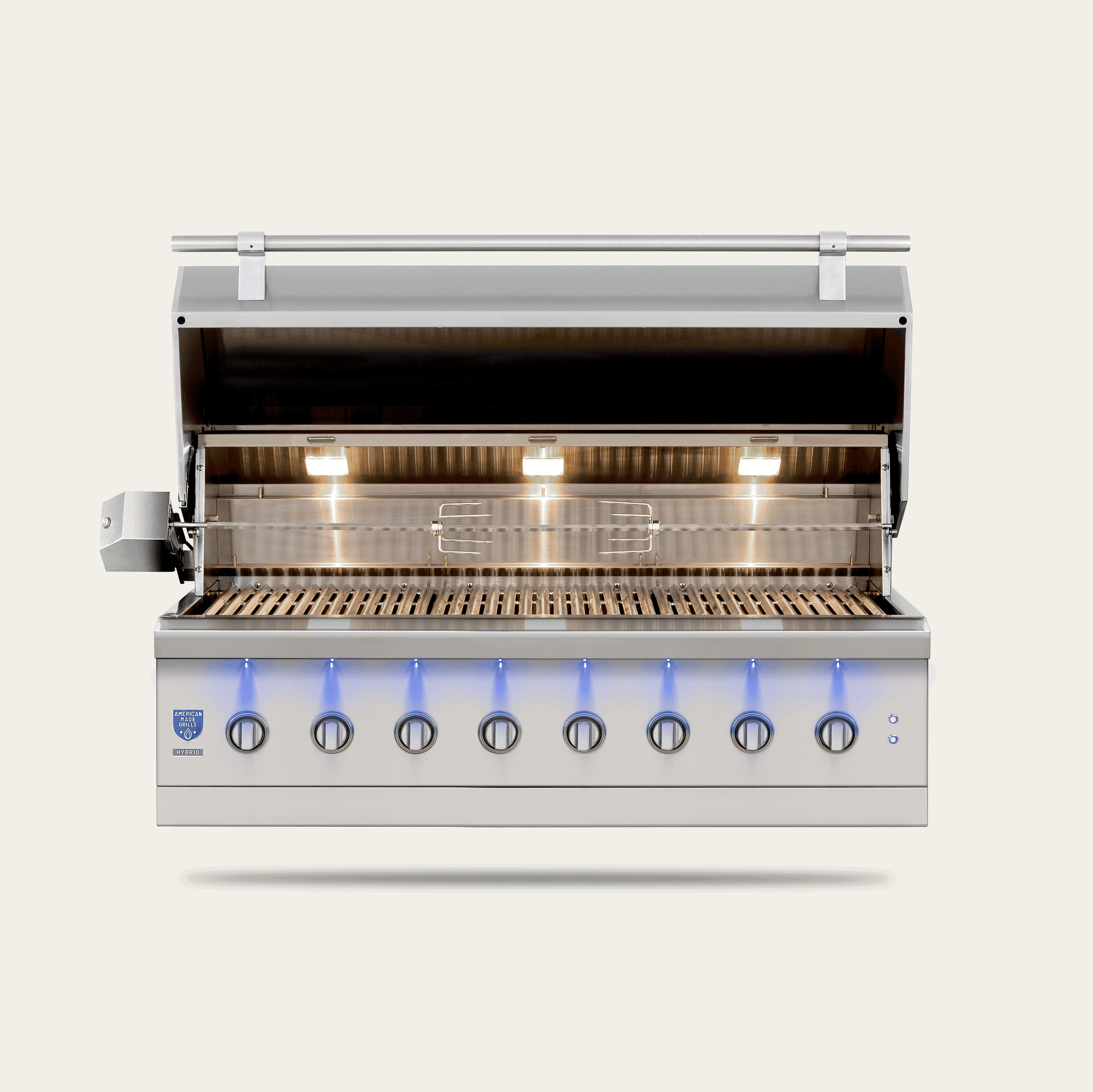 American Made Grills Encore 54-Inch Built-In / Freestanding Hybrid Gas / Charcoal / Wood Grill