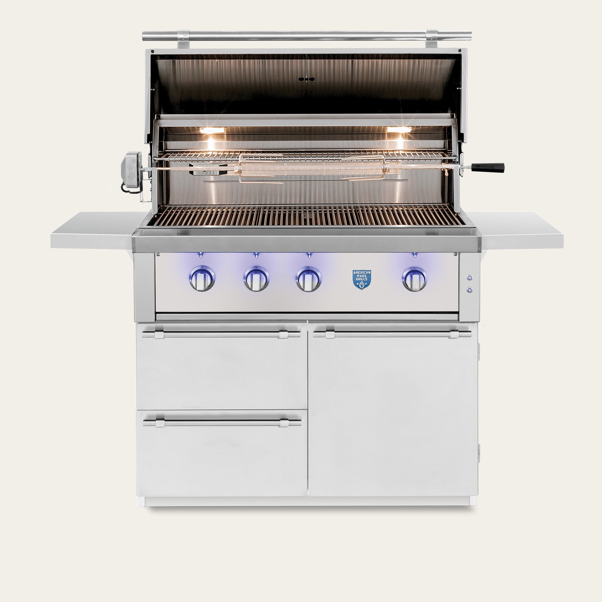 American Made Grills Freestanding Estate Freedom 42-Inch Gas Grill