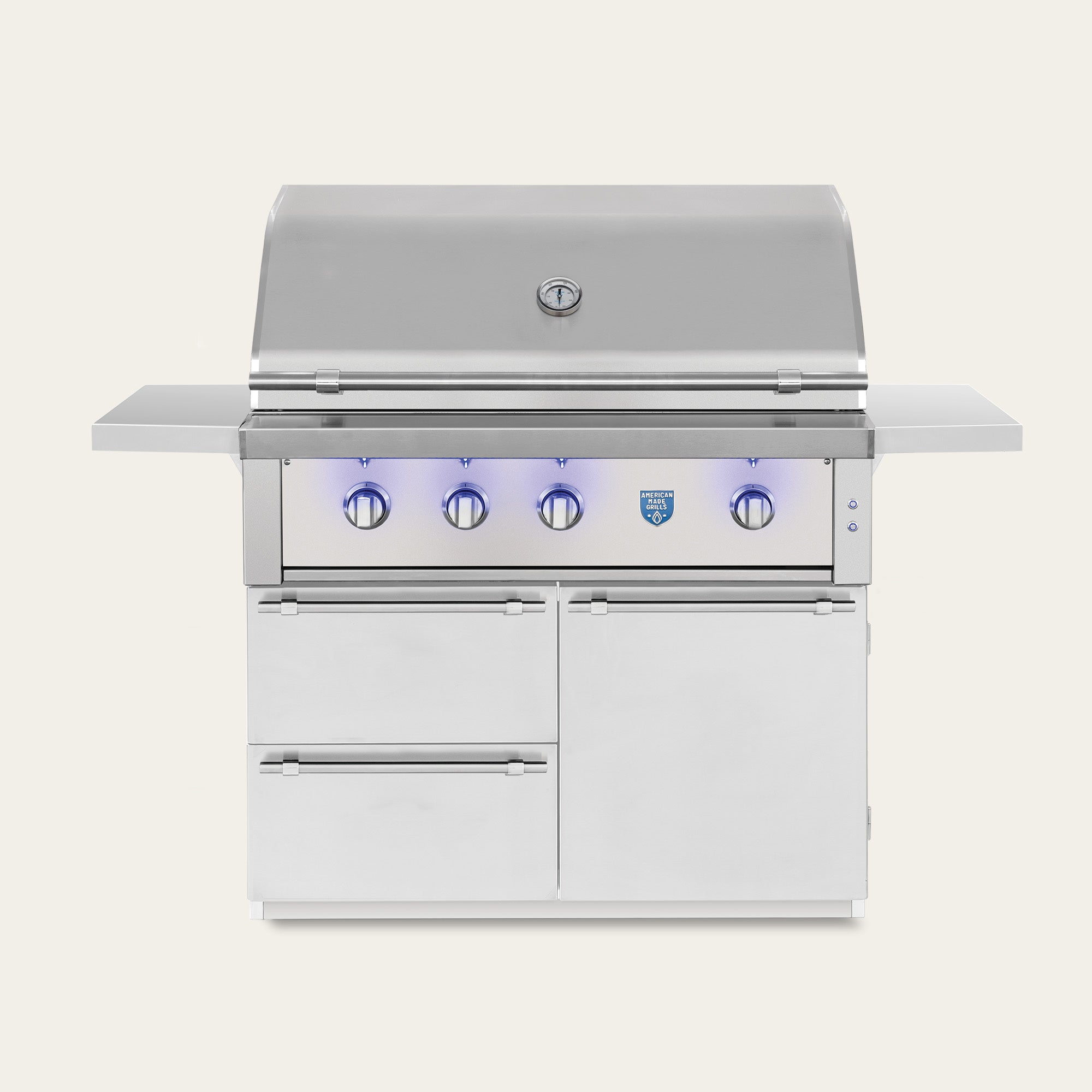 American Made Grills Freestanding Estate Freedom 42-Inch Gas Grill