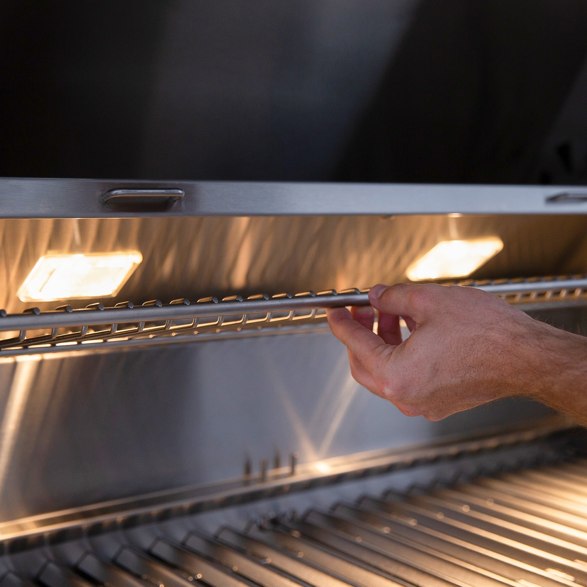 American Made Grills Muscle 54-Inch Built-In / Freestanding Hybrid Gas / Charcoal / Wood Grill